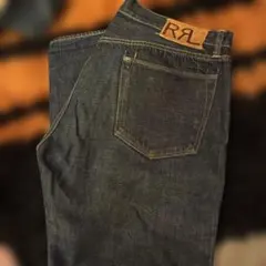 RRL ダブルアールエル ストレートデニム パンツ　36✖️32のサムネイル