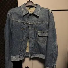 90s Wrangler ラングラー 111MJ復刻 片ポケ デニムジャケットLのサムネイル