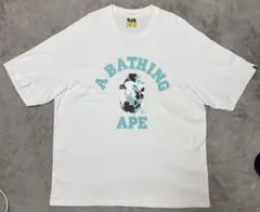 A BATHING APE ロゴプリント Tシャツ ホワイト