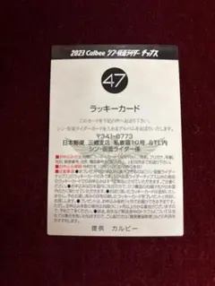 2026年最新】シン仮面ライダー ラッキーカードの人気アイテム - メルカリ