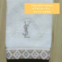YVES SAINT LAURENT ウォッシュタオル　ベージュ ハンドタオルのサムネイル