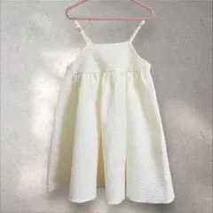 cocaコカ エンボスキャミワンピース100 ホワイト ワンピース