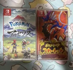Nintendo Switch ポケモン アルセウス スカーレット 2本セット