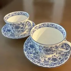 【大きめ】ミントン シャリマー　モーニングカップ&ソーサーセット