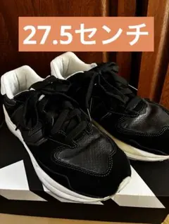 New balance M5740 SLB レザースニーカー 黒のサムネイル