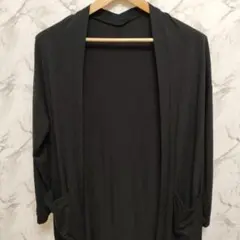 ◉AZULBY MOUSSY レディース 黒 長袖ロングカーディガン