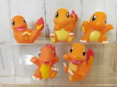 ポケモンキッズ　指人形　ヒトカゲ　5体セット