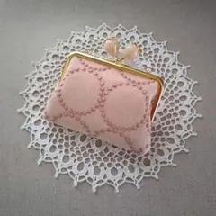 1269 ミナペルホネン dop tambourine がま口ポーチ