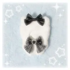 ちびぐるみ にじぱぺっと 10～11cm ぬい服 着ぐるみ くま 黒 ブラック