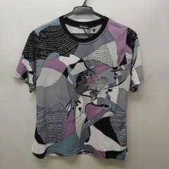 柄カットソー