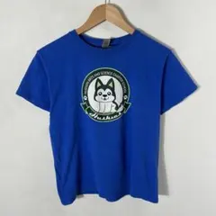 90sテイスト USヴィンテージ アニマルTシャツ ハスキー犬 レトロポップ