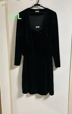 Cassoloベロアセットアップ ワンピース ボレロ