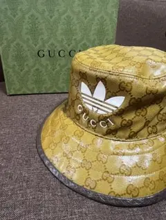 グッチ✕アディダス バケットハット 超希少なXLサイズ - メルカリ