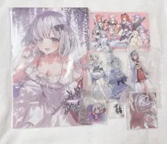 アズールレーン 色紙 クリアポスター カフェ 特典 セット イラスト