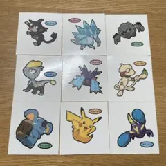 【まとめ売り】ポケモンパン シール 9枚セット（被りなし） 28