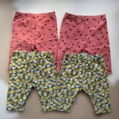 ユニクロ ベビーレギンス ４枚セット 双子 保育園着
