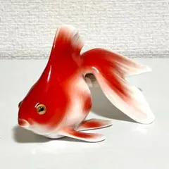 美品 NORITAKE オールド ノリタケ 金魚 オブジェ 置物 インテリア アンティーク金魚置物 ノリタケボーンチャイナ かわいい