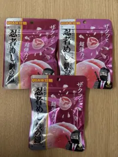 忍者めし鉄の鎧ピーチ味 ３袋 賞味期限2026年11月