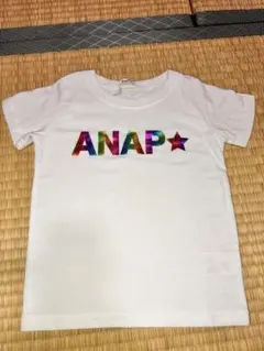 ANAP カラフルロゴ Tシャツ ホワイト100