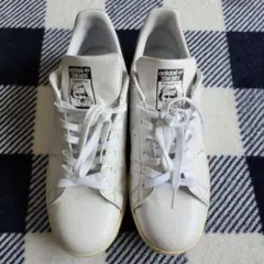 adidas Stan Smith ホワイト レザー スニーカー