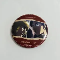 進撃の巨人 缶バッジ 缶バッチ エレン アルミン
