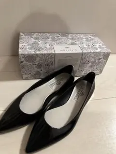 TEMPERATE レインパンプス　ブラック　39(24㎝)