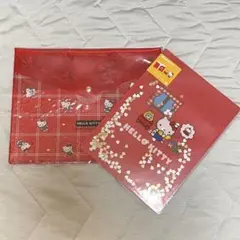【新品未開封】ハローキティ クリアフラットケース クリアファイルのサムネイル