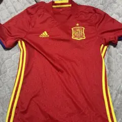 adidas スペイン代表 シャツ 赤