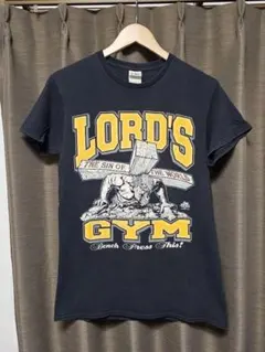 LORD'S GYM T恤 玫瑰健身房 耶穌 三角 古著