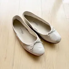 E. PORSELLI バレエシューズ ベージュ - メルカリ