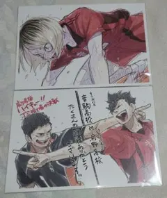 ハイキュー　ゴミ捨て場の決戦　入場者特典　ビジュアルボード　２種セット