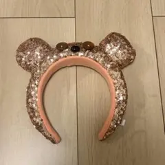 クマ耳スパンコールカチューシャ
