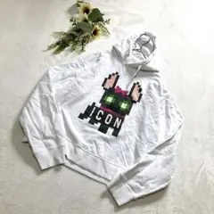 DSQUARED2 ディースクエアード2アイコン　パーカー　白　ＸＸＳのサムネイル