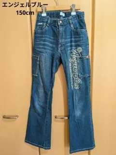 エンジェルブルー デニムパンツ 150cm ナカムラくん Y2K 平成レトロ