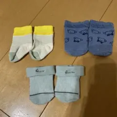 ベビー靴下 3足セット　7-9cm