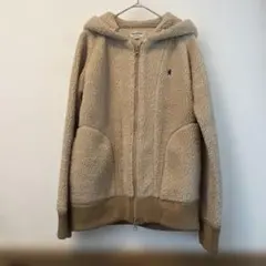 最終価格　Gymphlex ベージュ フリースジャケット サイズ12
