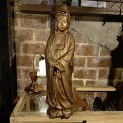 とても古い　銅製　仏像　立像　釈迦　観音像　観音様　骨董品 2025年最新】Yahoo!オークション -銅製 観音像の中古品・新品