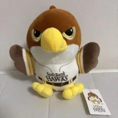 ホークス タカぬいぐるみ 小 ホーム タカ 鷹 ぬいぐるみ 白 hawks