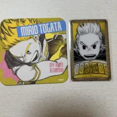 ヒロアカ 原画展 箔押しクリアカードコレクション　アートコースター 通形ミリオ