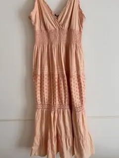【本日のみお値下げ】　ヴィンテージ　ロングワンピース　cotton100%