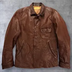 vintege J.S. Homesteadカウハイドレザージャケット40siz