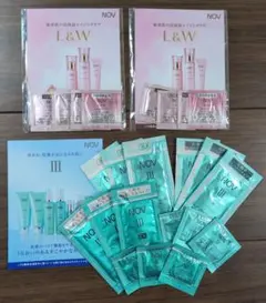 NOV L&W & III スキンケア サンプルセット　合計５セット