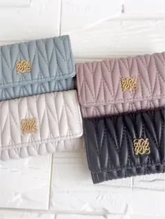 新品　ディアメリー　キルティングロゴキーケース　ピンク