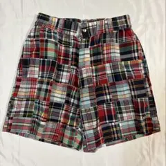 SHIPS別注 Berle パッチワーク チェック パンツ USA製 スラックス SHIPS別注 Berle パッチワーク チェック パンツ USA製 スラックス