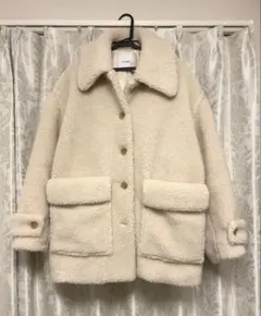 CLANE CLANE RIDGE POCKET BOA OVER COAT