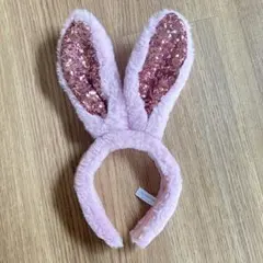 ディズニー イースター ウサミミ カチューシャ ピンク
