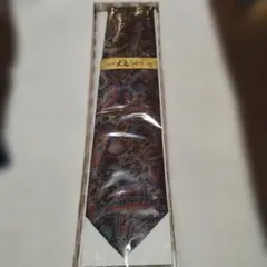 【未使用品】【箱付き】 本場 大島つむぎ ネクタイ シルク