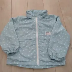 バースデイ　3can4on　ウインドブレーカー　120センチ　水色　花柄