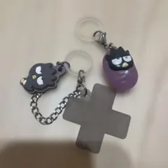 サンリオ ダブルチャーム めじるしアクセサリー　バッドばつ丸