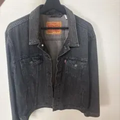極美品✨L リーバイス 72334 先染めブラック デニムジャケット70506型